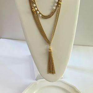 Vintage Gold Tone Jewelry Set